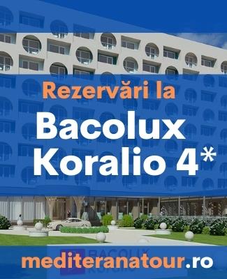 Rezervari Bacolux Koralio 4* din Eforie Nord, Early Booking 2022